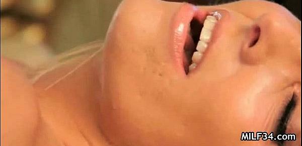  Horny MILF Cheats On Her Husband For The First Time